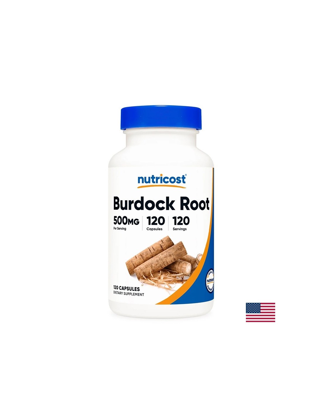 Razstrupljanje in jetra - Burdock (korenina), 500 mg x 120 kapsul