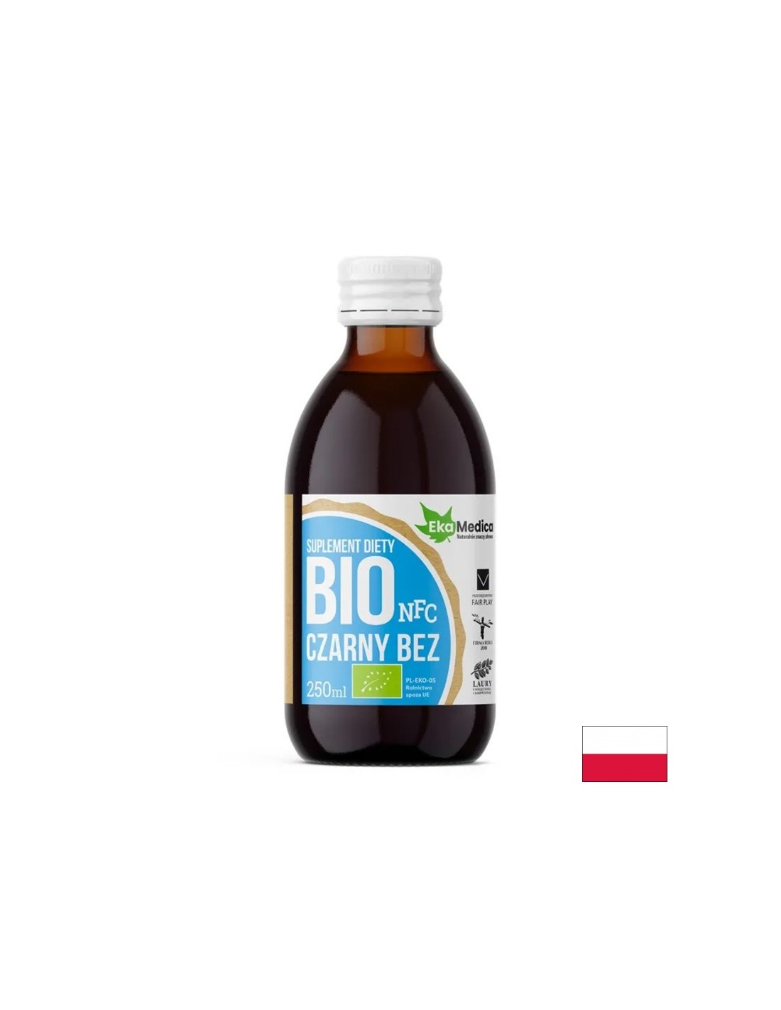 Organski sok za starejše od Camu Camu in naravni vitamin C - imunost in dihalni sistem, 500 ml, 10 ali 20 odmerkov