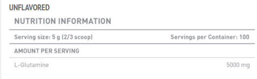 Glutamin neusklajen - 0,500 kg