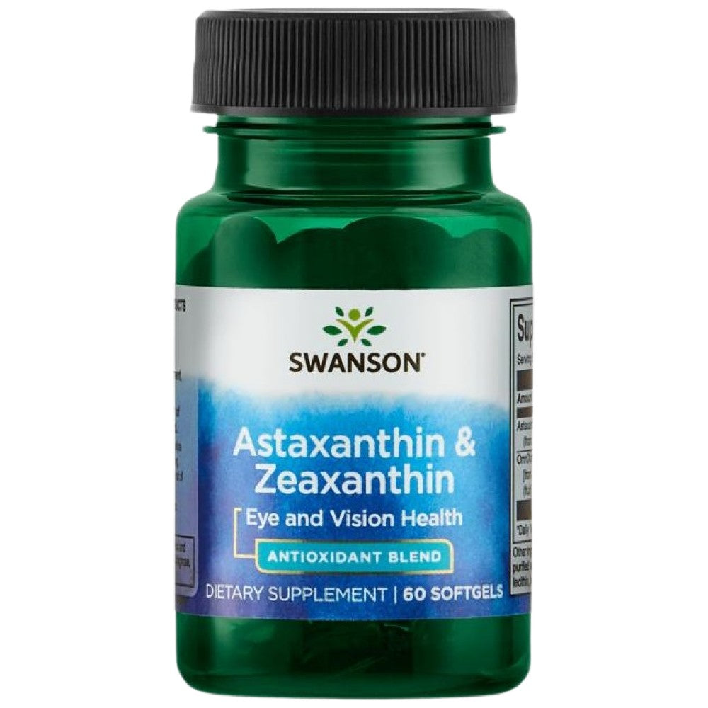Kapsule Astaxanthin in Zeaxanthin 60 gela