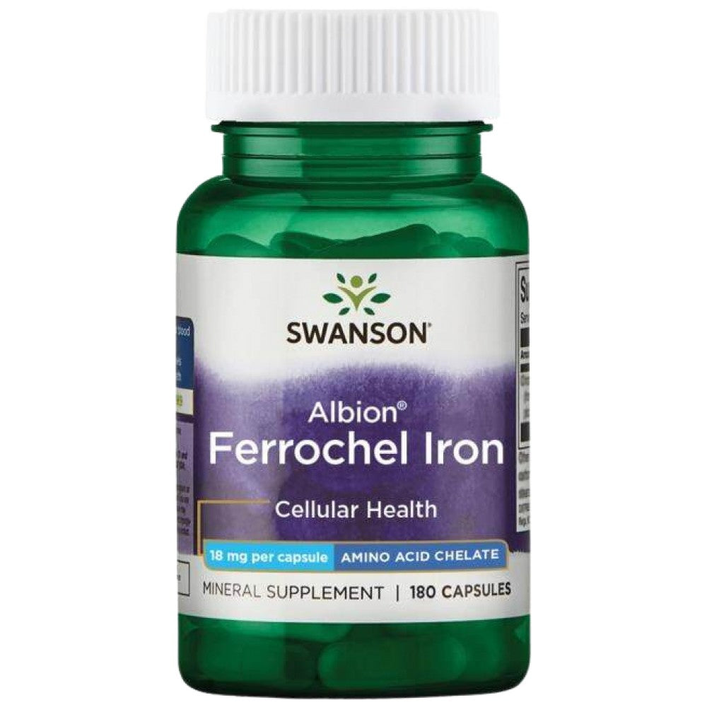 Albion Chelated Ferrochel Iron 18 mg 180 kapsul