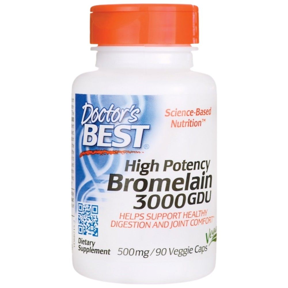 Bromelain 3000 GDU 500 mg | Visoka potenca - 90 kapsul