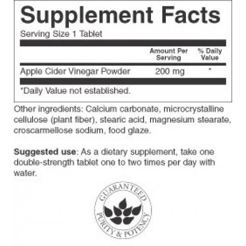 Jabolčni kis 200 mg - 30 tablet