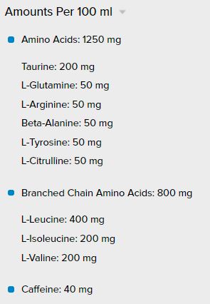 Amino Energy + elektroliti/250 ml