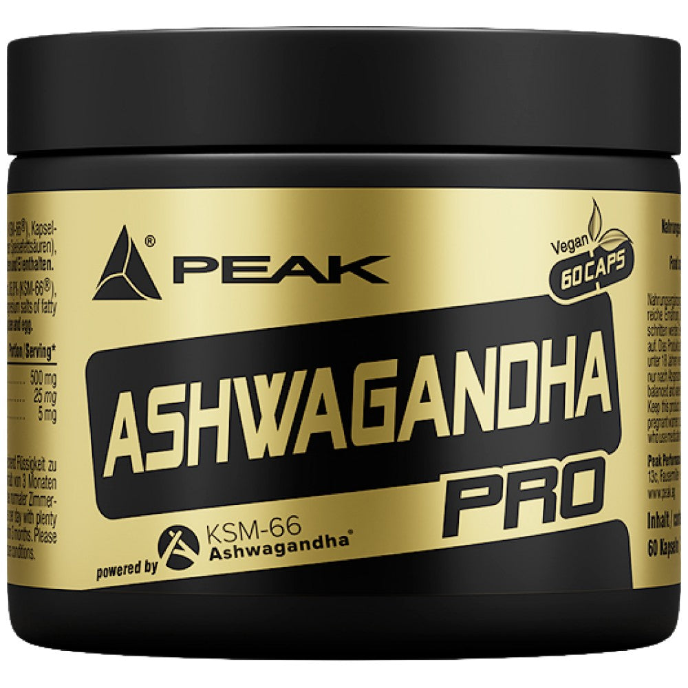Ashwagandha Pro KSM -66 500 mg - 60 kapsul