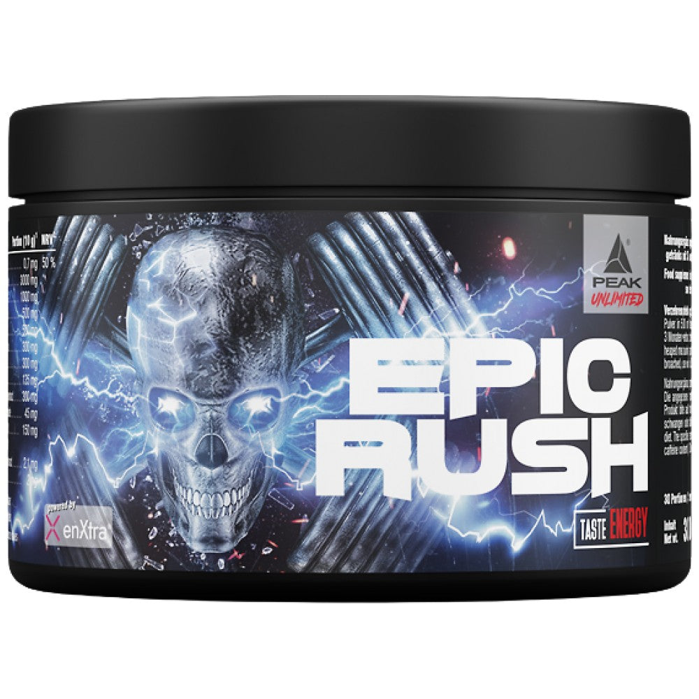 Epic Rush | Hardcore fokus pred vadbo ali igralniško matrico z Enxtra ™ - 300 gramov