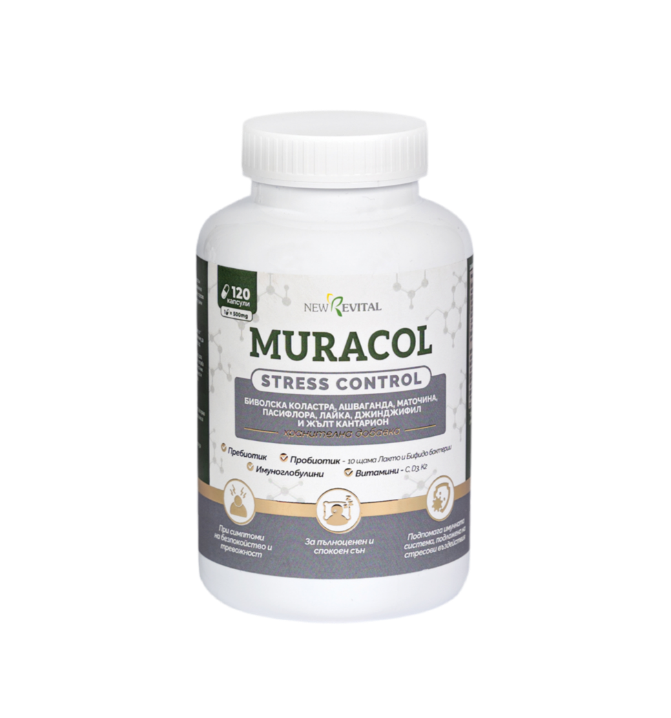 Nadzor stresa 120 kapsul (Ashwagandha, Passionflower, kolostrum)