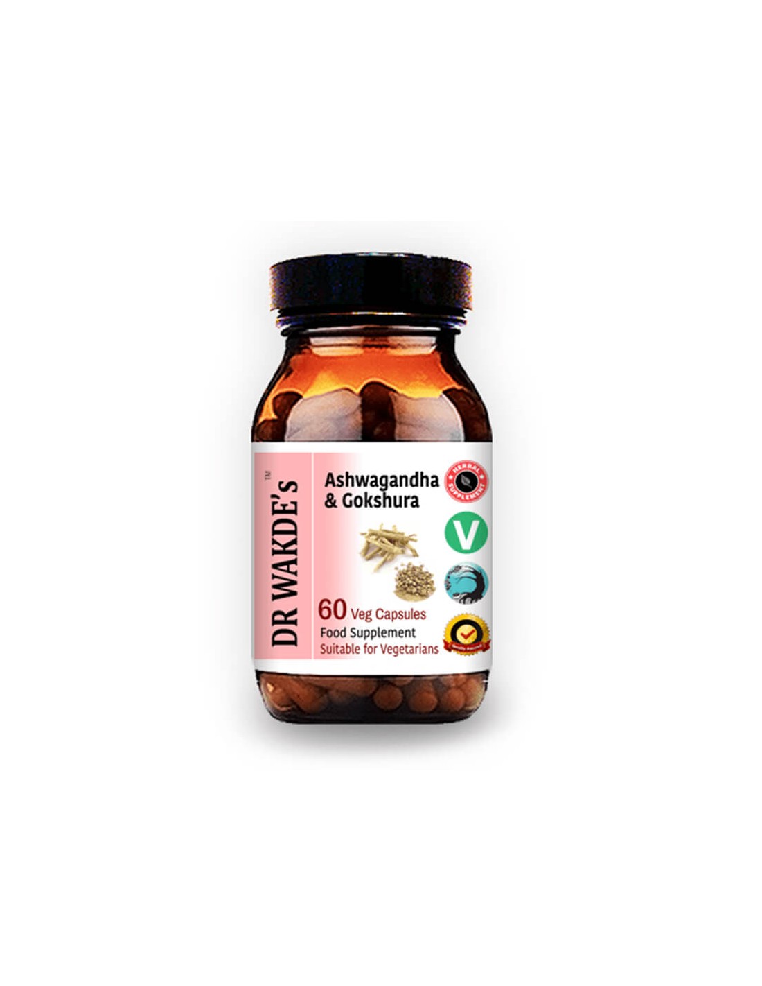 Ashwagandha in Gokshura - kombinacija proti stresu za okrevanje, 60 kapsul