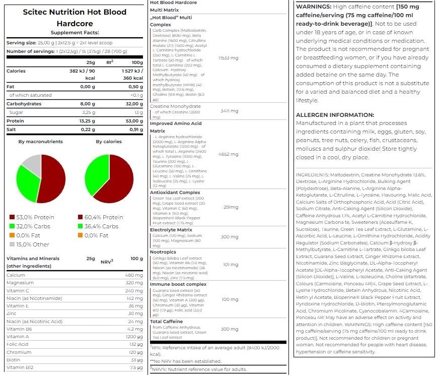 Vroča kri hardcore 0,375 kg