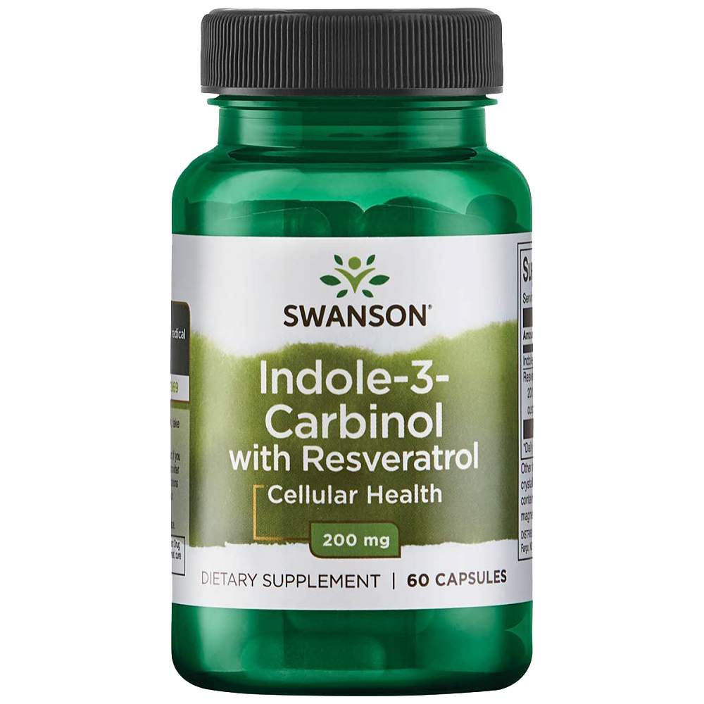 Indole-3-karbinol z resveratrolom 200 mg-60 kapsul