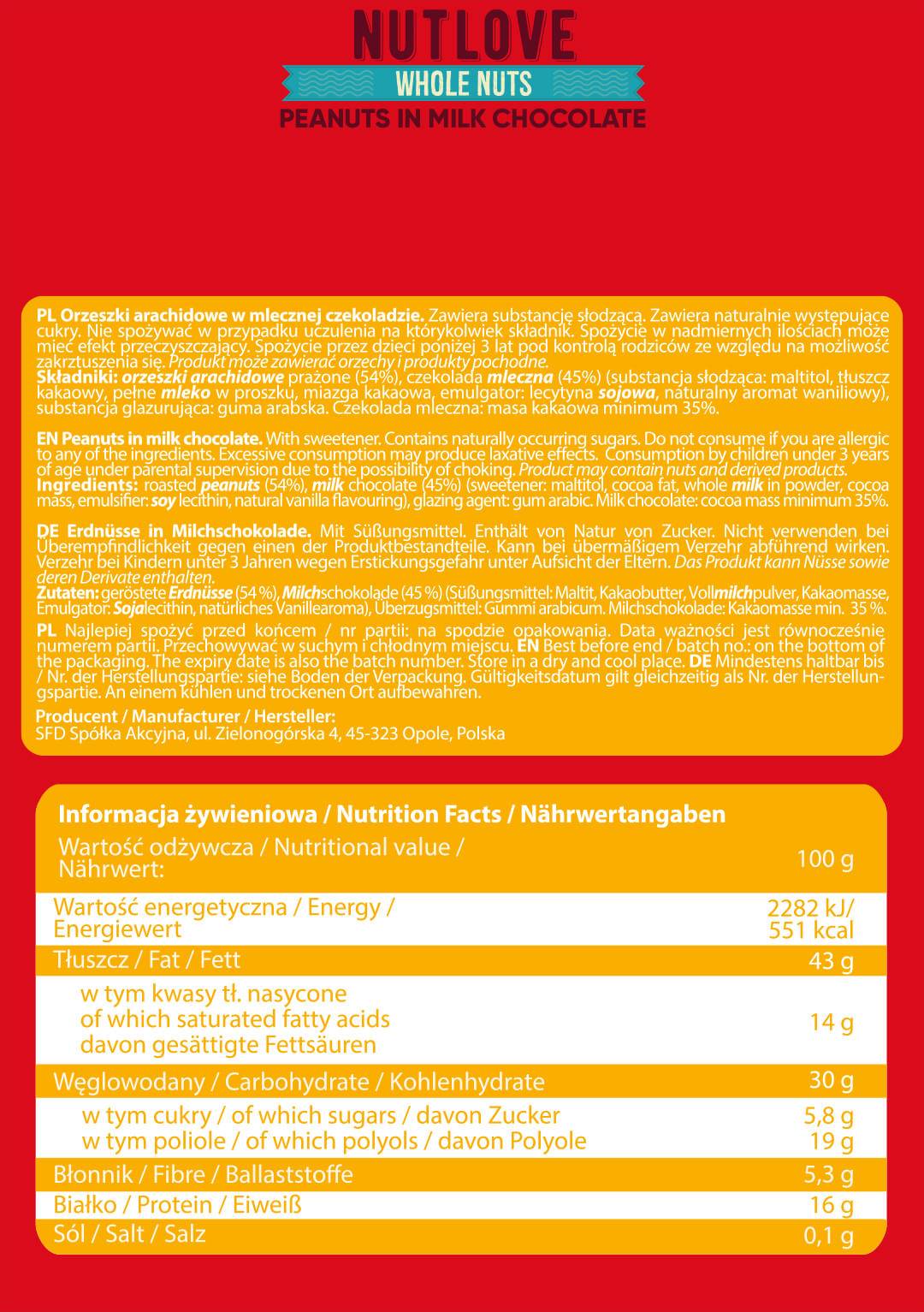 Nutlove cele arašide | Različni okusi - 300 gramov