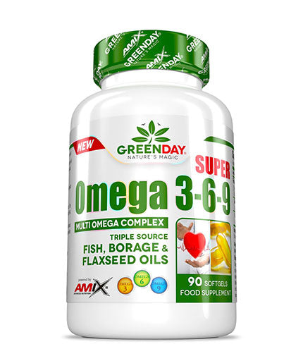 Greenday Super Omega 3-6-9 / 90 mehko.