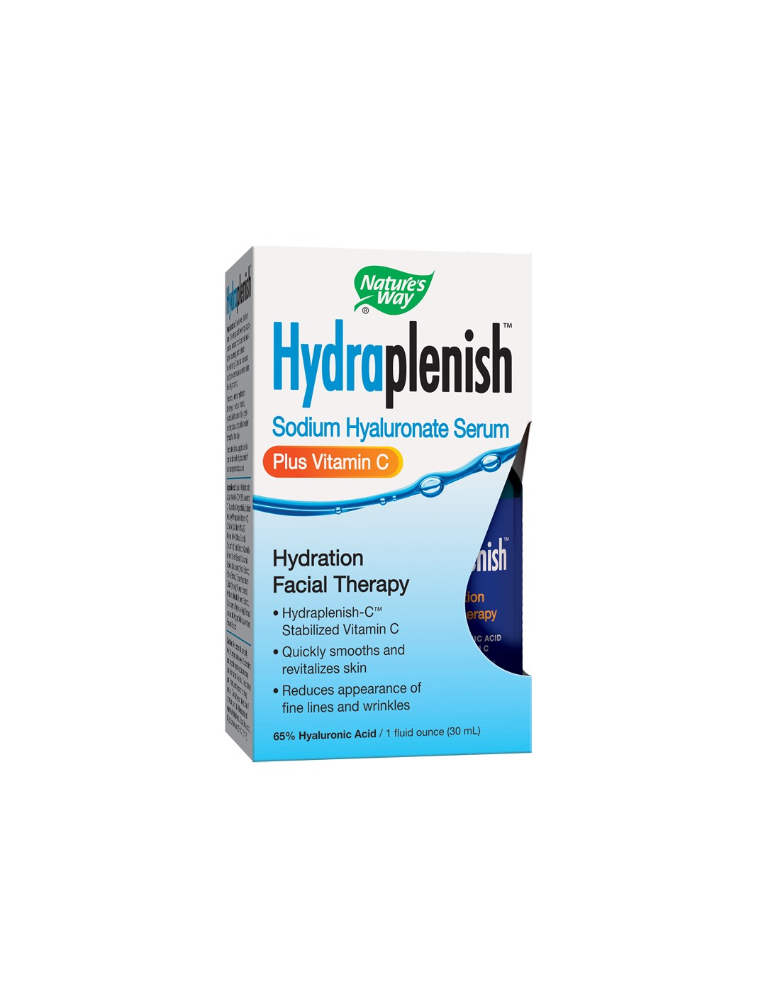 Hydraplenish ™ serum + vitamin C (65% hialuronska kislina) - Hydraplenish ™ natrijev hialuronat serum in vitamin C, 30 ml