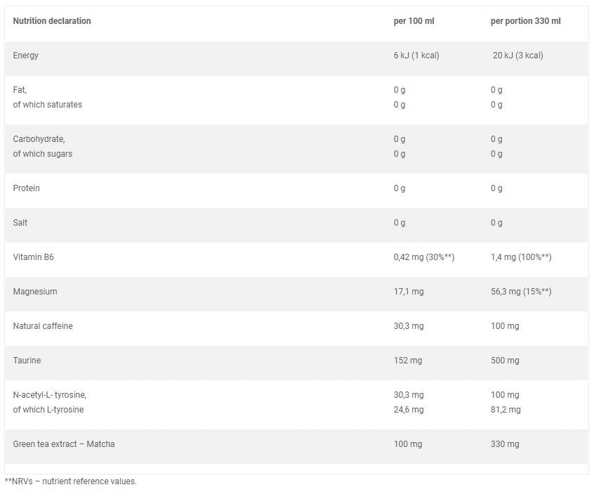 R-Weiler Focus Drink Zero / 24 x 330 ml - Nutra Best Europe