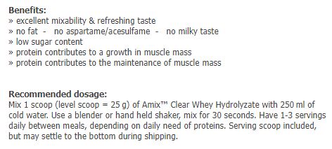Prozorni sirotkini hidrolizat vrečka 0,025 kg