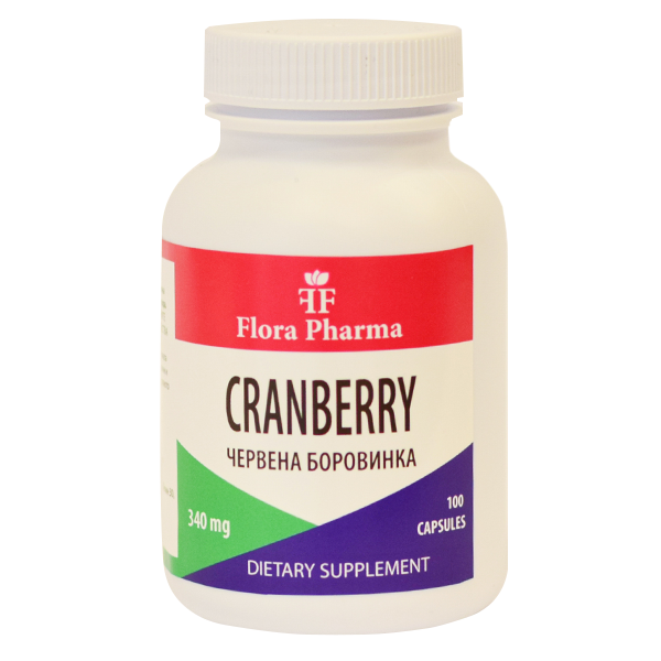 Brusnica 680 mg (vaccinium vitis idaea) / 100 kapsul, 50 odmerkov / flora farma