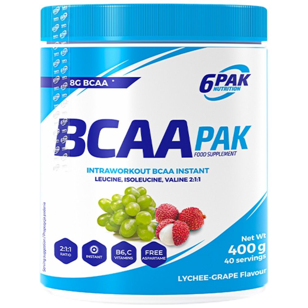 BCAA PAK 2: 1: 1 instant - 400 gramov