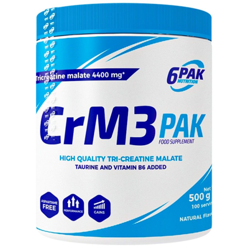 CRM3 PAK (Tri -Creatine Malate + Taurin) - 500 gramov