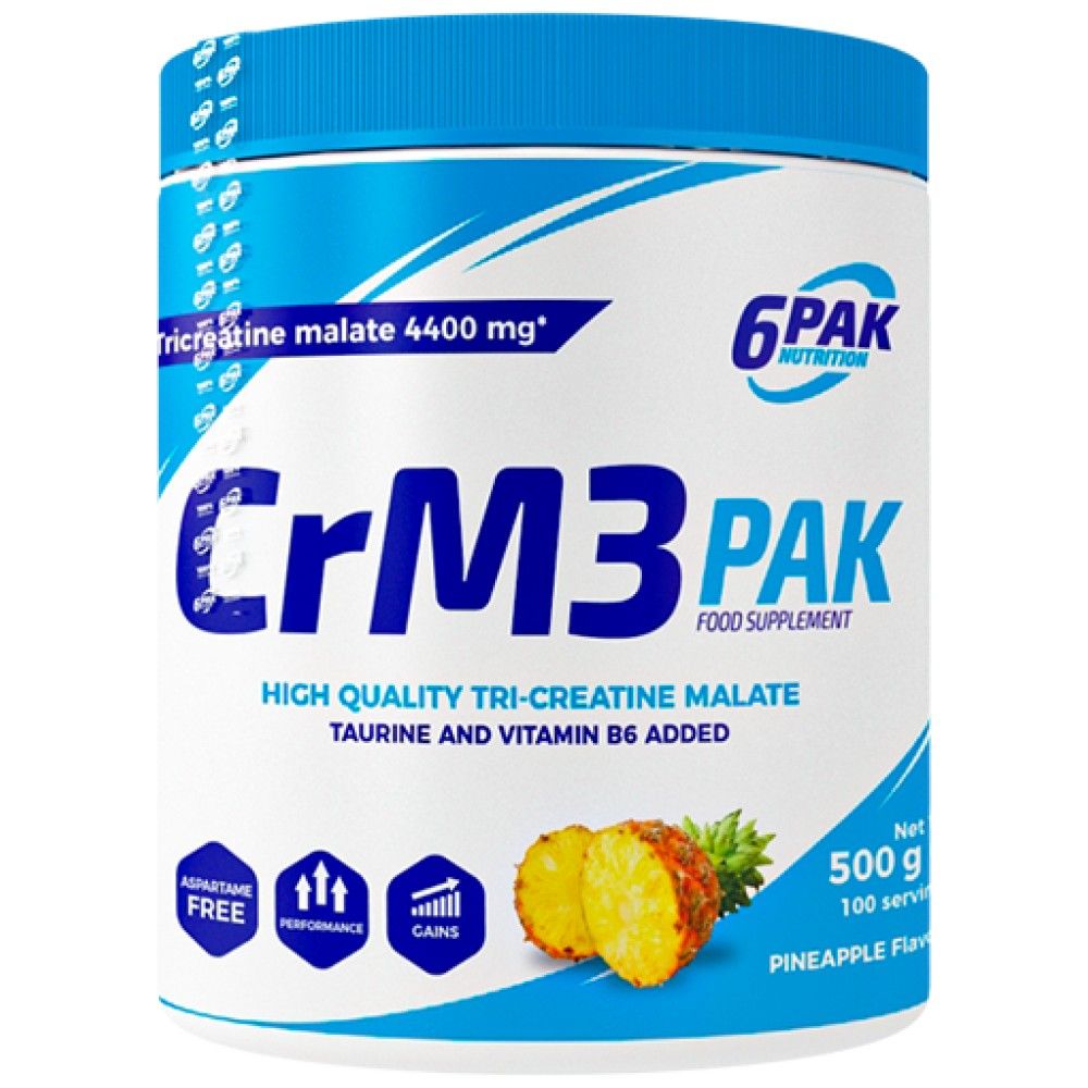 CRM3 PAK (Tri -Creatine Malate + Taurin) - 500 gramov