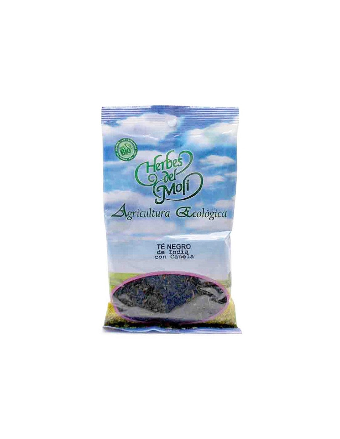 Indijski črni čaj s cimetovo biološko opremo, 70 g Herbes del Moli