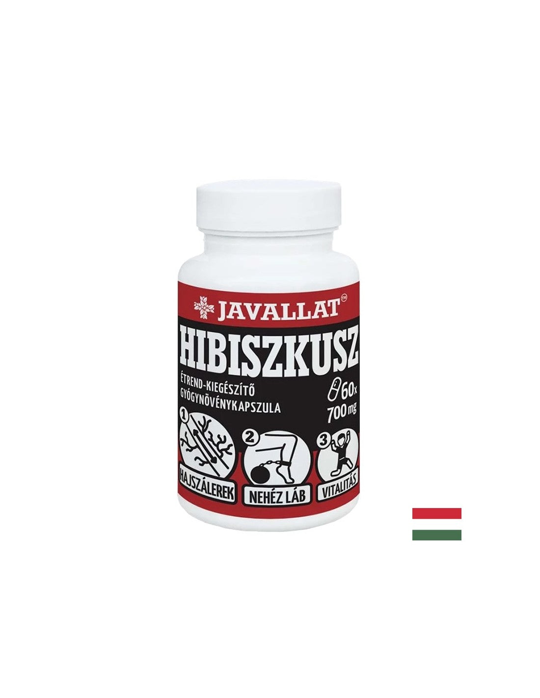 Dober krvni obtok in vensko zdravje - hibiskus, 700 mg x 60 kapsul