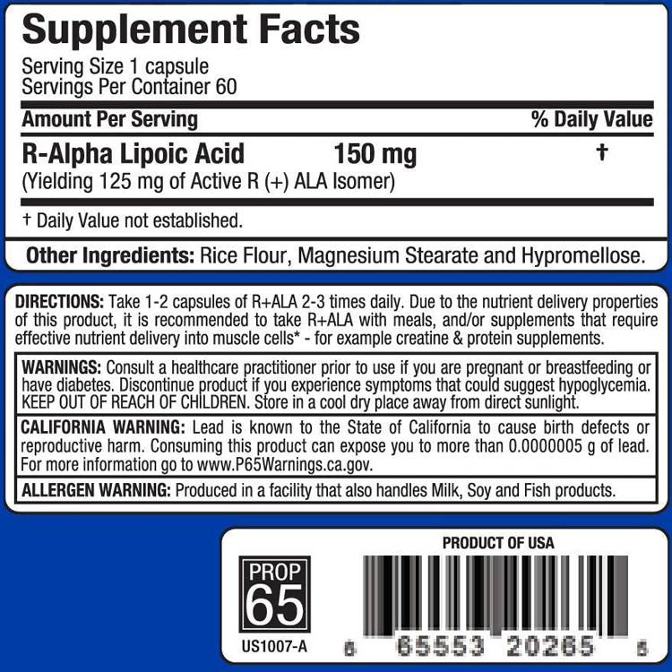 R -Ala 150 mg - 60 kapsul