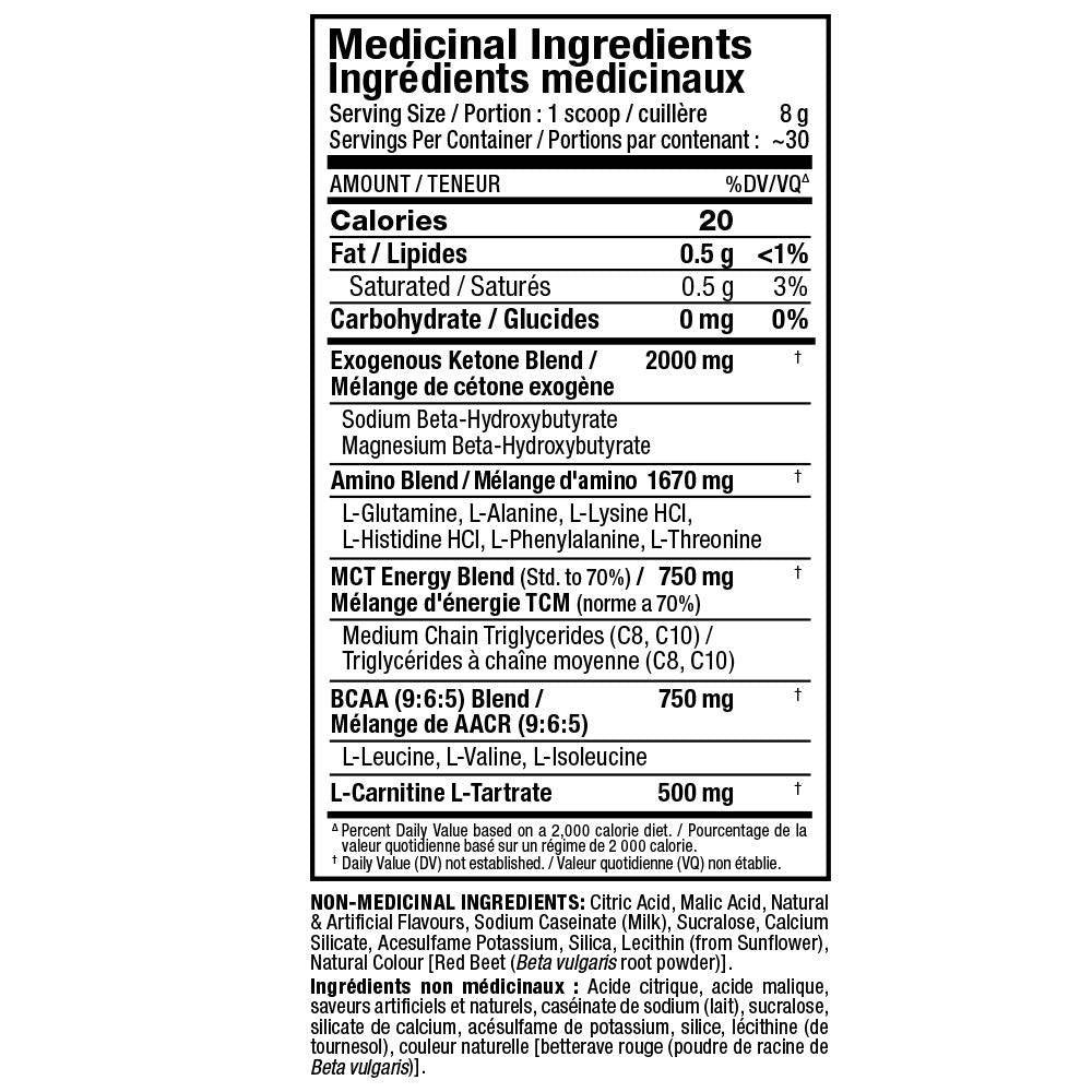 Ketoci / ketogena energetska pijača - 240 gramov