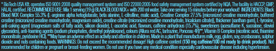 Black Blood Nox+ / 19G