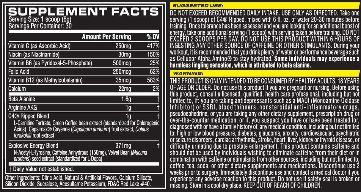 C4 raztrgan - 180 gramov