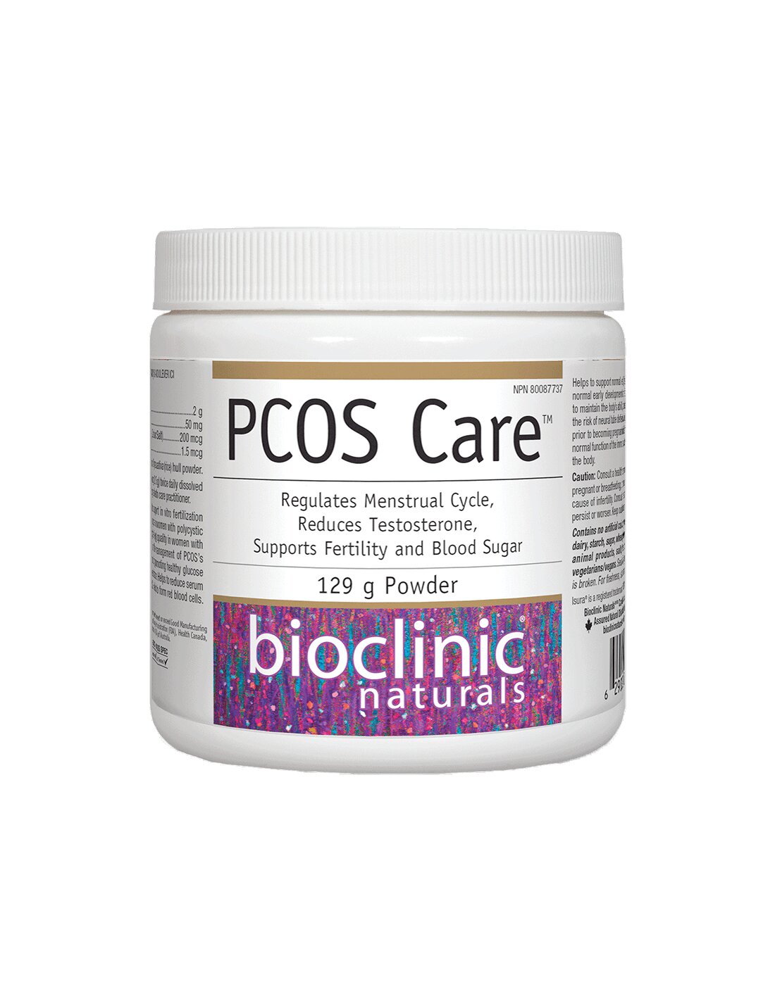 PCOS Care™/ Грижа при Поликистозен Овариален Синдром х 129 g Natural Factors - Feel You
