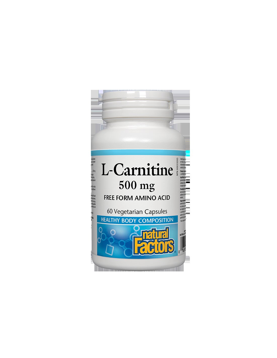 L-Carnitine 500 mg - 60 капсули - Feel You