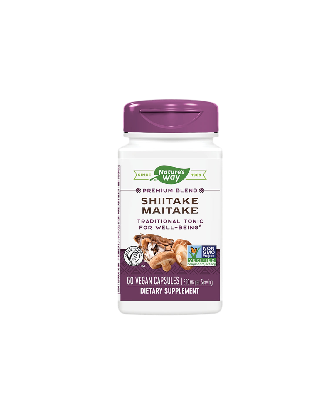 Shiitake & Maitake 250 mg - 60 kapsul