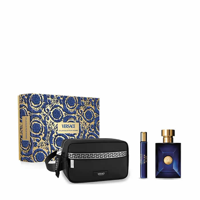 <tc>VERSACE</tc> Dylan Blue Pour Homme toaletna voda s pršilom 100 ml set 3 kosov