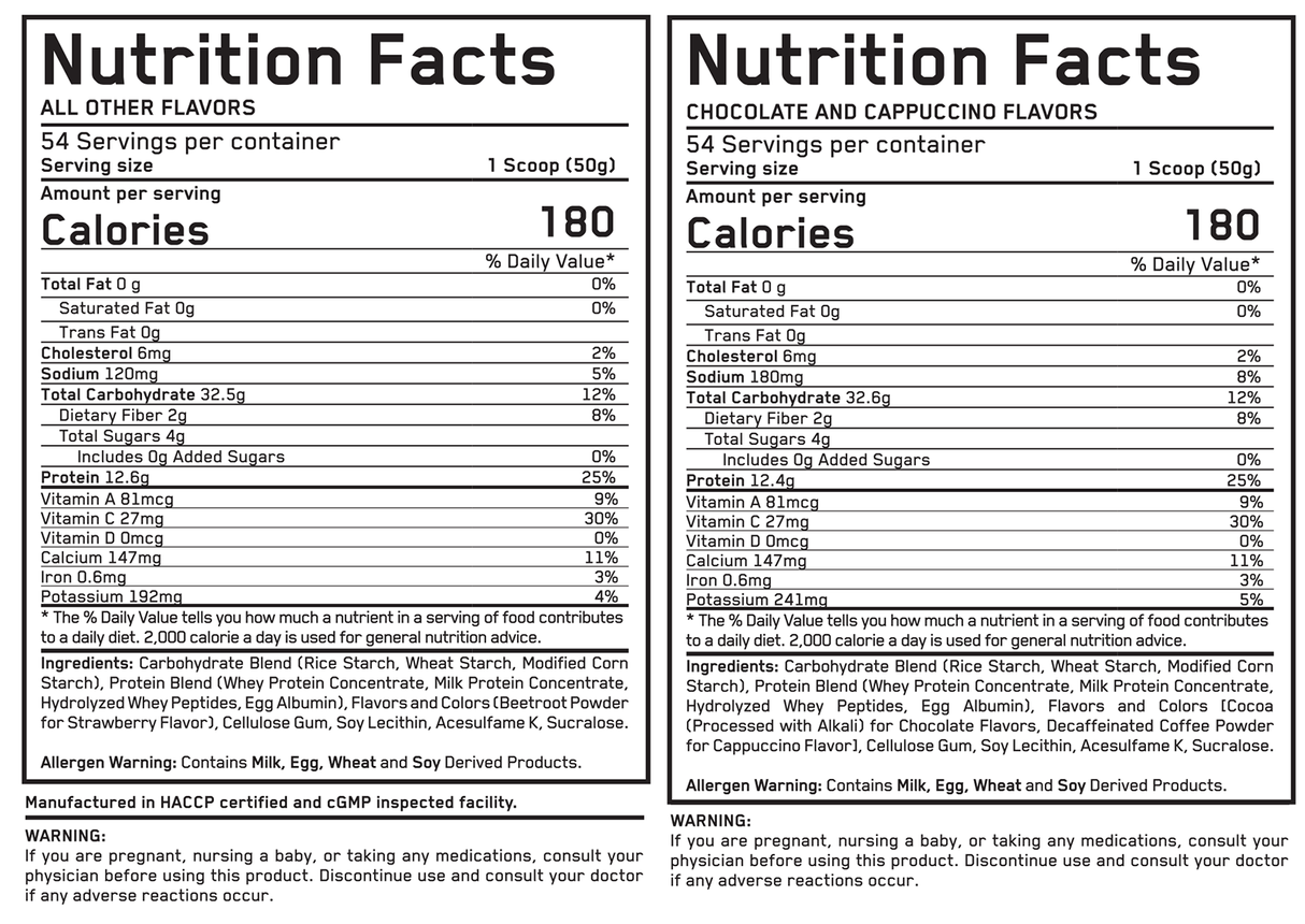 Mass Build Gainer / Torba - 2,72 kg