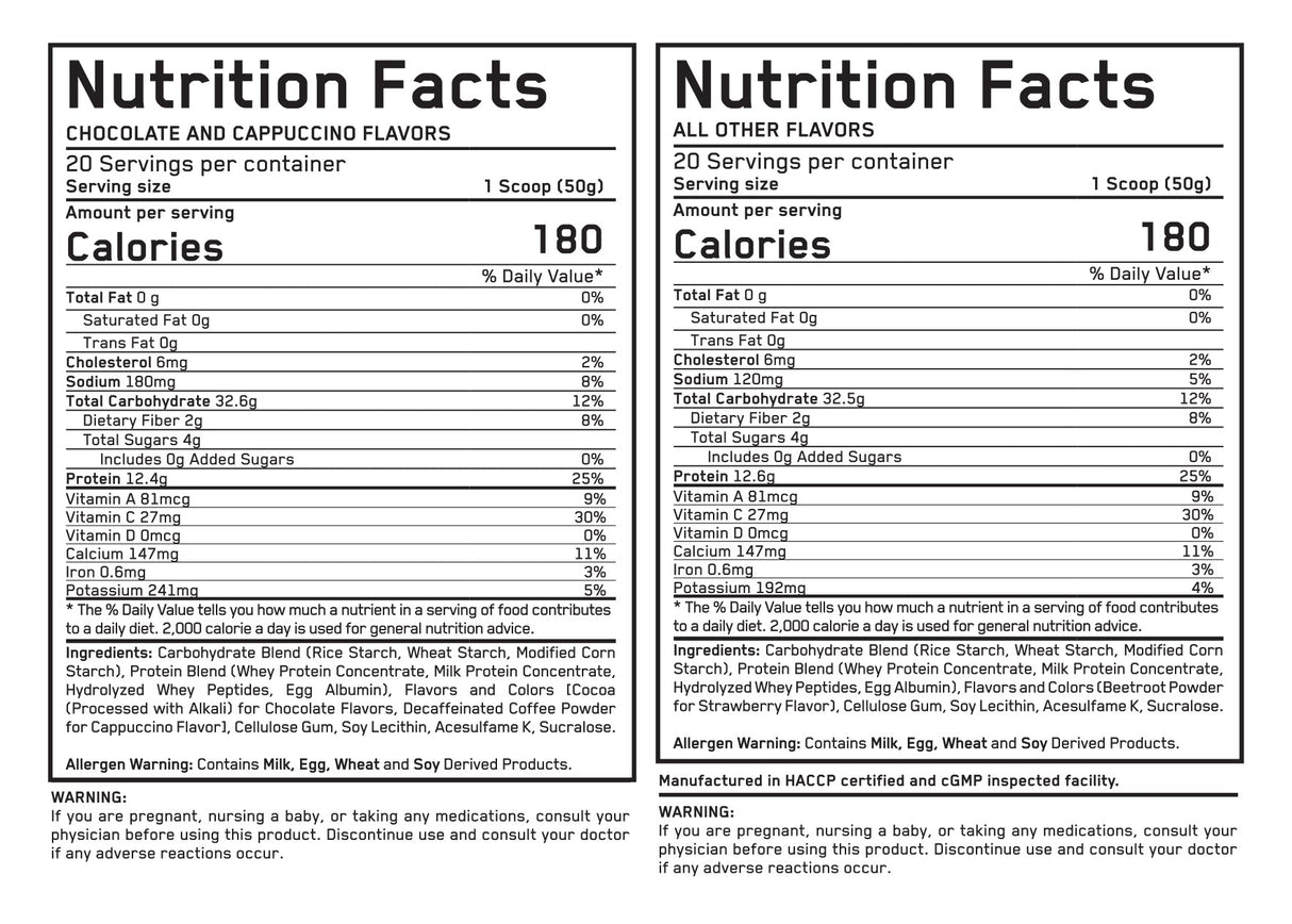 Mass Build Gainer / Torba - 1,00 kg