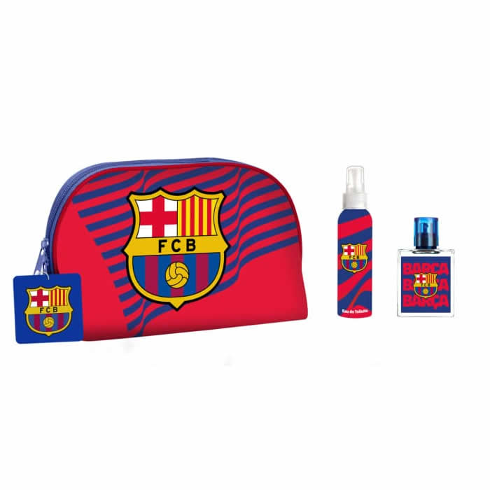 FC Barcelona Eau de toalete Spray 50ml Set 3 kose