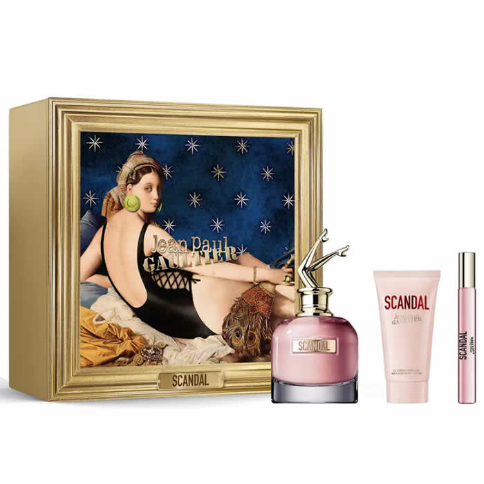 <tc>JEAN PAUL GAULTIER</tc> Scandal parfumska voda v spreju, 80 ml, komplet 3 kosi