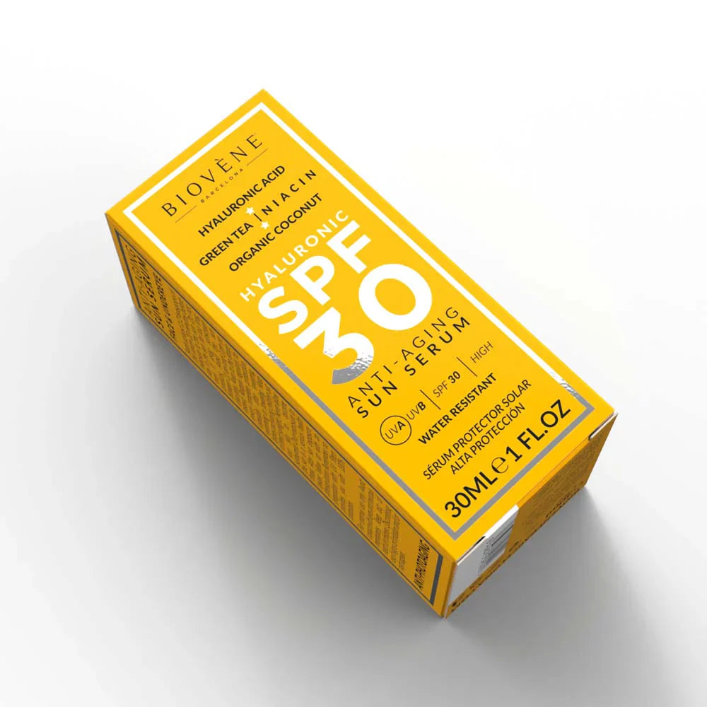 Proti staranju obrazne zaščitne kremne SPF 30 s hialuronsko kislino - 30 ml