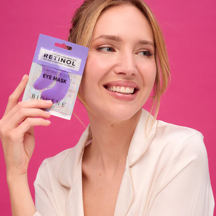 Retinol očesna maska s peptidi in hialuronsko kislino za pomlajevanje 1 par