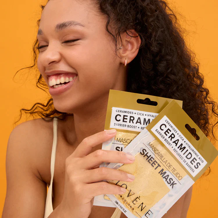 Ceramidi maska s cinkom za obnovo kože in hidracijo 1 par