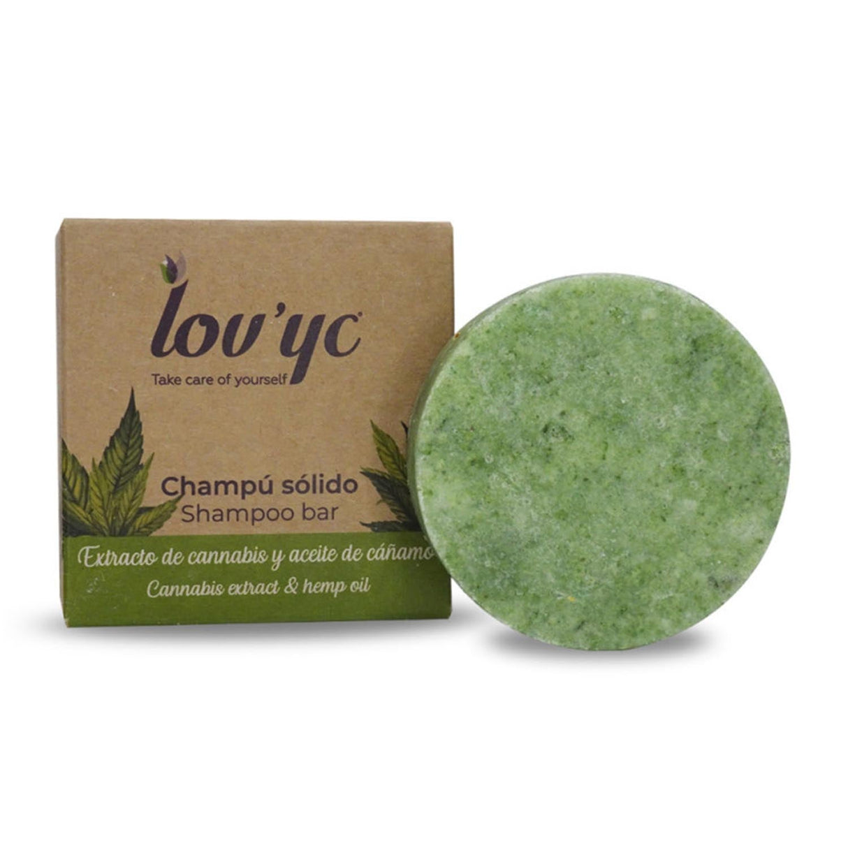 Elie Saab lovy Cannabis y aceite champu solido 50g