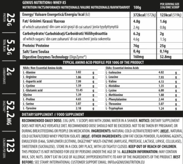 Sirotek -x5 - 900 gramov