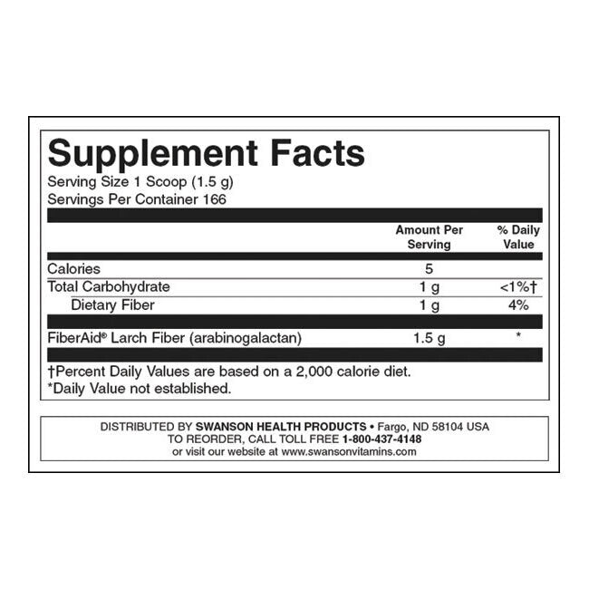 FiberAid macer drevo arabinogalactan (AG) - 250 gramov