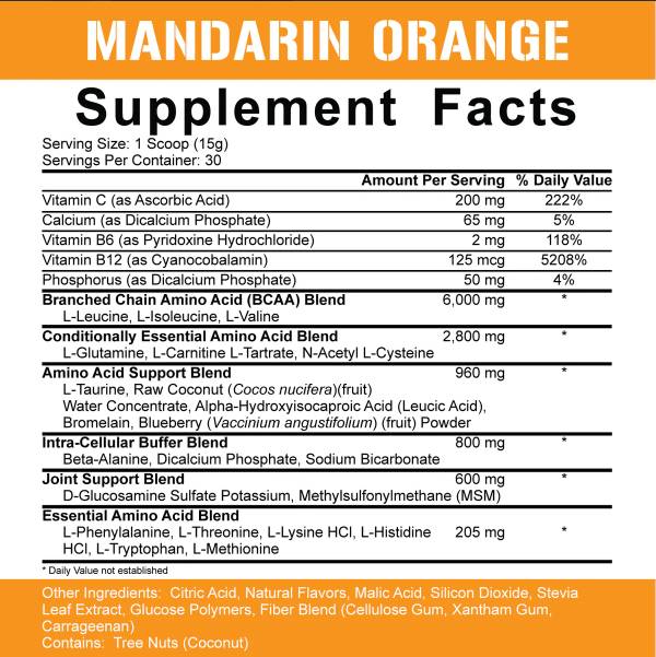 Ves dan lahko | Natty BCAA 10: 1: 1 razmerje 450 gramov