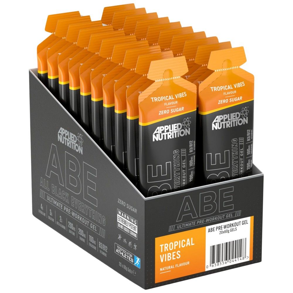 Abe gel | Vse črno vse pred vadbo - 20 x 60 gramov