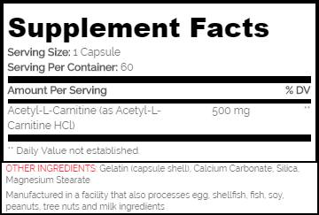 Alcar 500 / acetil L-karnitin 60 kapsul