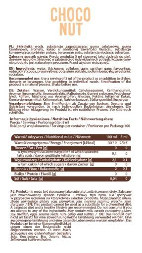 Syrup Zero Calorie | Choco Nut - 500 мл - Feel You