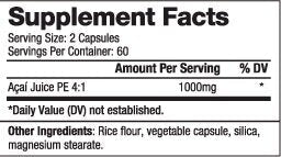 ACAI 1000 mg / 120