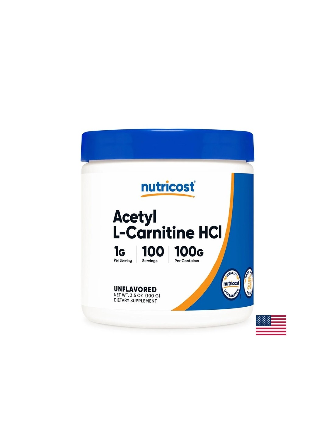 Izgorevanje maščob-acetil-L-karnitin, 100 g prahu
