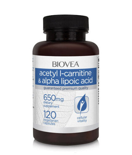 Acetil l-karnitin + alfa lipojska kislina 650 mg / 120 kape